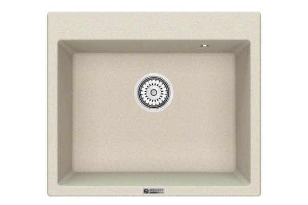 Kitchen sink POINT Binga 60 PN3003BG, light beige 60x52x22 cm