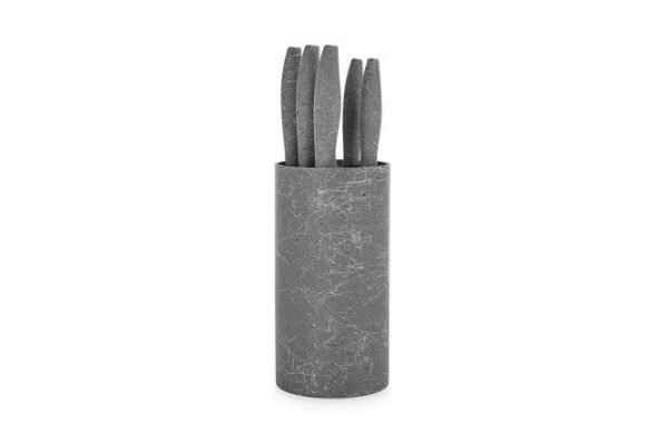Set of knives on a stand BERKRAFT Malta Stainless steel, 6 pcs.