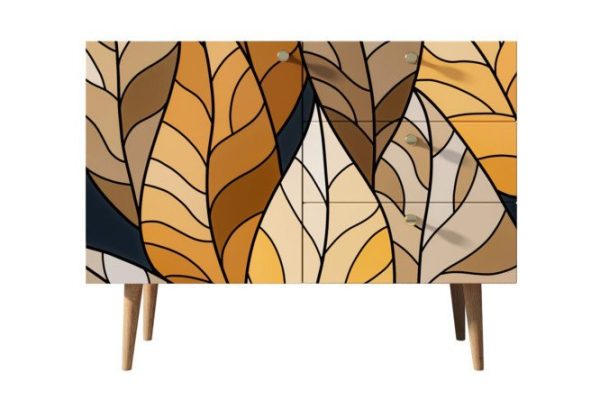 Chest of drawers Berber 3 drawers and door