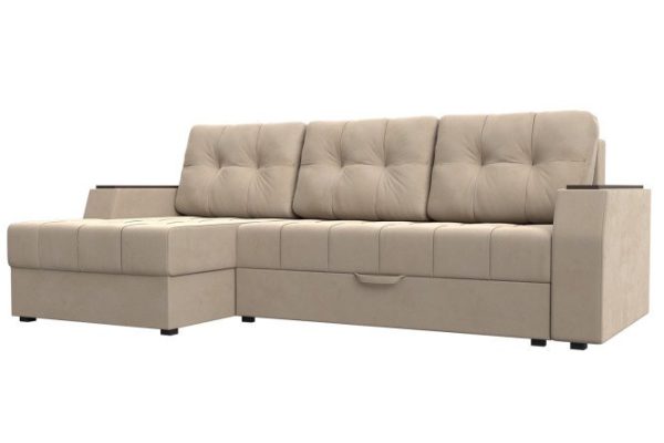 Corner sofa bed Emir with left corner
