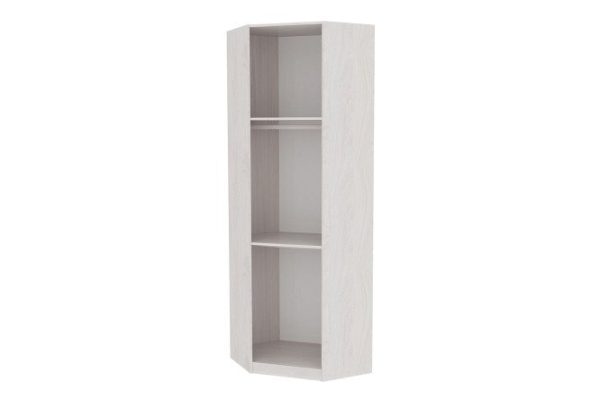 Corner cabinet body Oscar 75.85x236x75.85 cm, light anchor ash