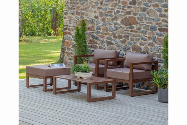 Garden furniture set Capri color brown