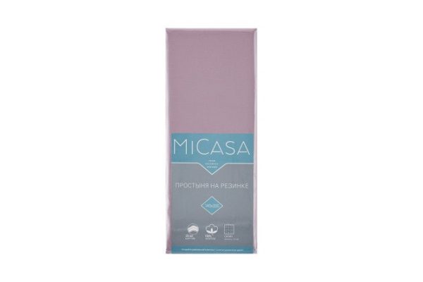 Fitted sheet MICASA Calma Satin 90x200 cm