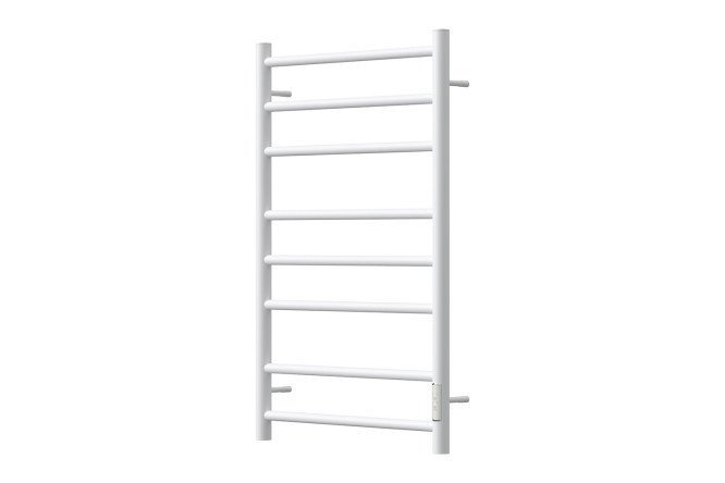 Electric heated towel rail POINT Aurora P8, white PN10848W 43.2x80x8.7 cm