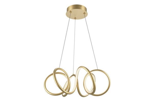 Hanging lamp MAYTONI Modern Curve 18 sq.m., LED, 50 cm