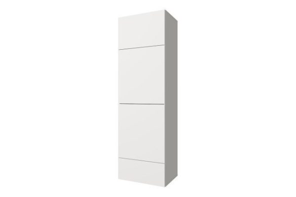fq5k1zdtcvpwaqj47718yxlyubmtigtr.jpg Wardrobe 3 doors and drawer Oscar 60x192 with door closer, white