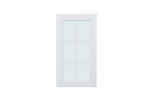 Bella cabinet front 39.6x71.6 cm, white wood color