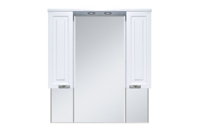 Mirror-cabinet Terra 90 P-Ter02090-011 with LED lighting 90x100x16 cm, Universal