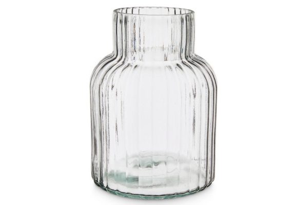 Vase 23HDL1107-X06 19.5 cm, Glass