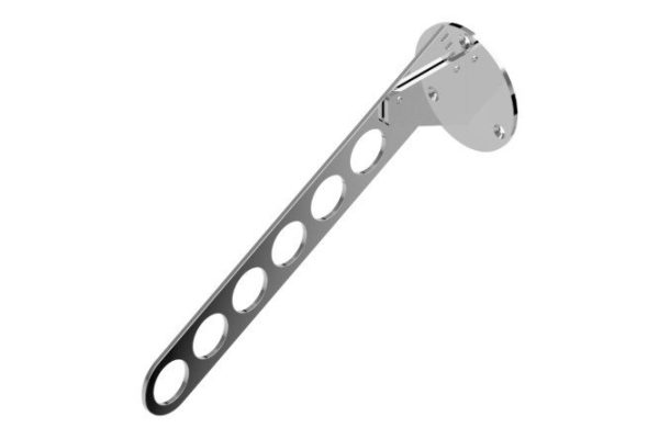 Folding Flash holder for storing clothes on hangers