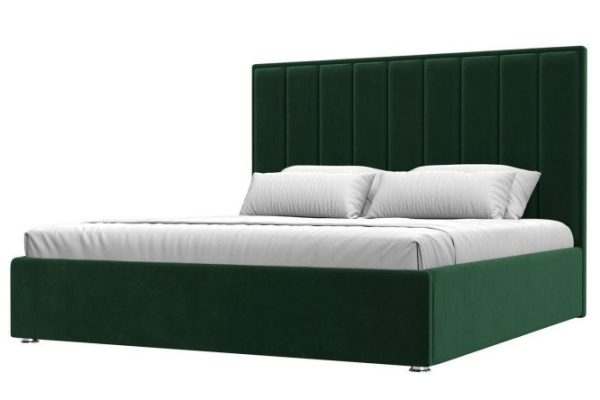Bed with lifting mechanism Aphrodite color green 200x200 cm