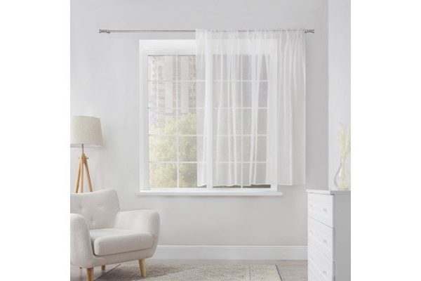 Kitchen tulle MICASA Lianna 295x180 cm, 1 piece, white