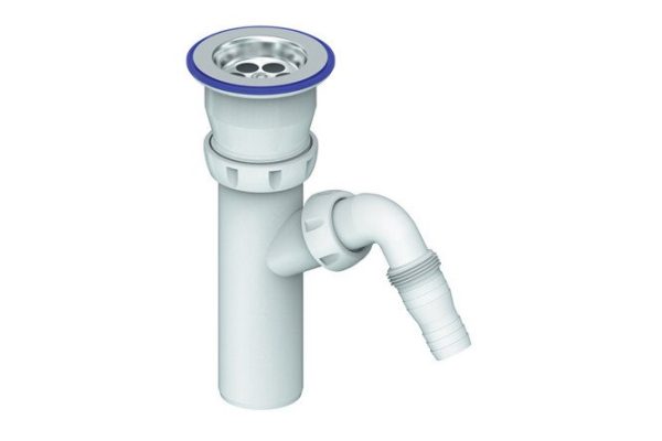 Cast outlet 1 1/2" UNICORN E140V White