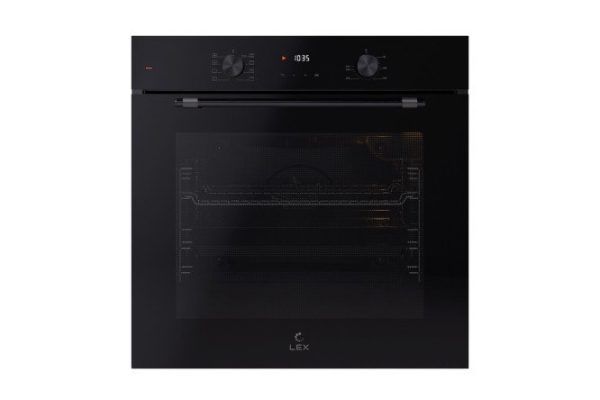Electric oven LEX EDP 680 BBL MAX, black 59.5x59.5x54.7 cm