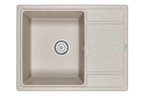 Inset sink with drainer GRANULA 6503 65x50x20 cm
