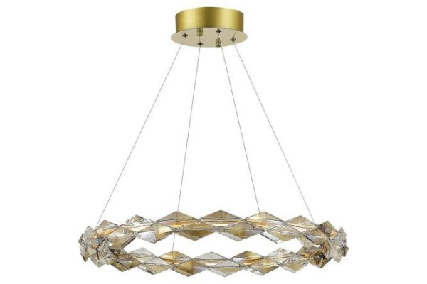 Hanging chandelier ST LUCE Diamanta 11 sq.m., LED, 60 cm