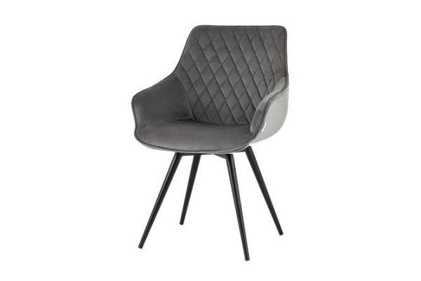 Seoul swivel chair with armrests 56x88x62.5 cm