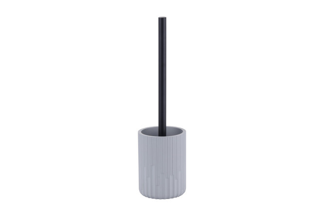 Toilet brush in Napa stand 9.8x36.5x9.8 cm, Polyresin