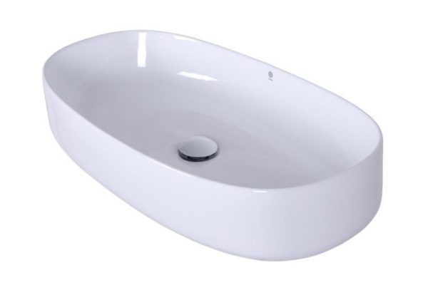 Countertop washbasin ORANGE B07-675W Countertop, 67.5x14x35 cm