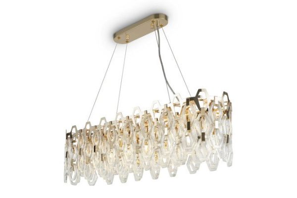 Hanging lamp MAYTONI Neoclassic Tissage 35 sq.m., 88x30x30 cm, E14
