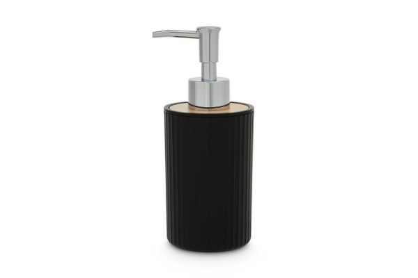 Liquid soap dispenser EVIO Bamboo 300 ml, Plastic