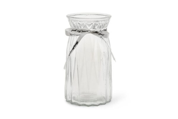 Vase 22HDL0805 20 cm, Glass
