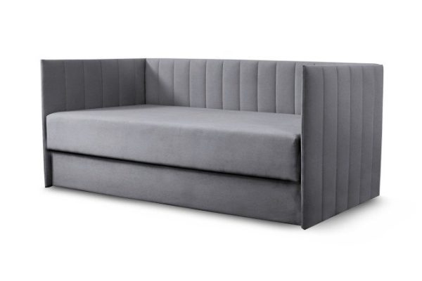 Sofa bed with lifting mechanism Vienna 84x189 cm color dark gray
