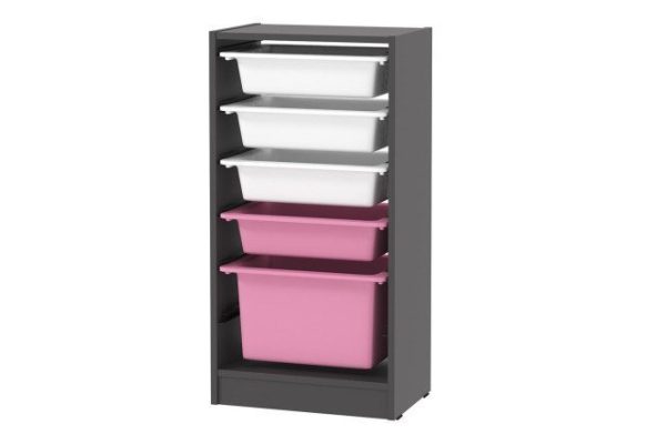 Alpha rack 46x90x30 cm, with containers