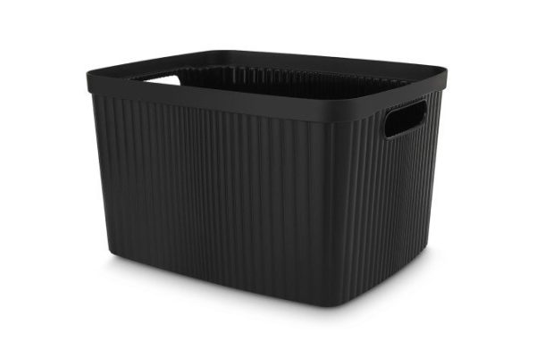 Laundry basket Velvet 45x27x36 cm, 35 l, Polypropylene