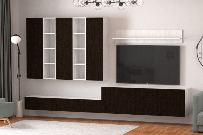 Furniture set Studio No. 7 northern wood/wenge