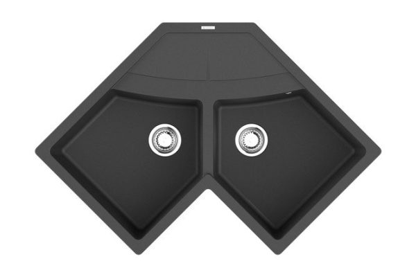 Inset sink OMOIKIRI Sumi 83C-BL 4993864 102.1x83x19 cm