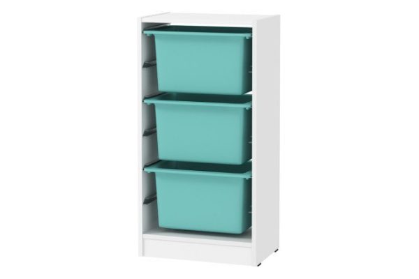 Alpha rack 46x90x30 cm, with containers