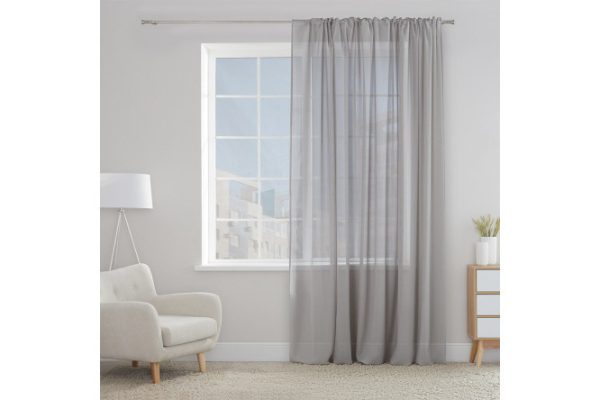 Tulle ESTUDI BLANCO Norma 300x280 cm, 1 piece, gray