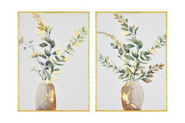 Set of framed reproductions Golden Branch 52.6x72.6 cm