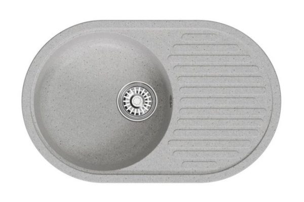 Inset sink with drainer MIXLINE ML-GM16 551928 73x46x20 cm