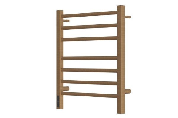 Electric heated towel rail POINT Vesta P7, bronze PN70756BR 53x60x8 cm