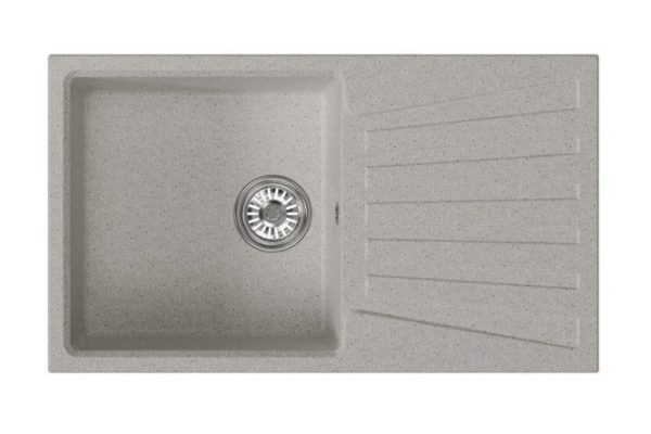 Inset sink with drainer MIXLINE ML-GM20 552002 83x48x21 cm