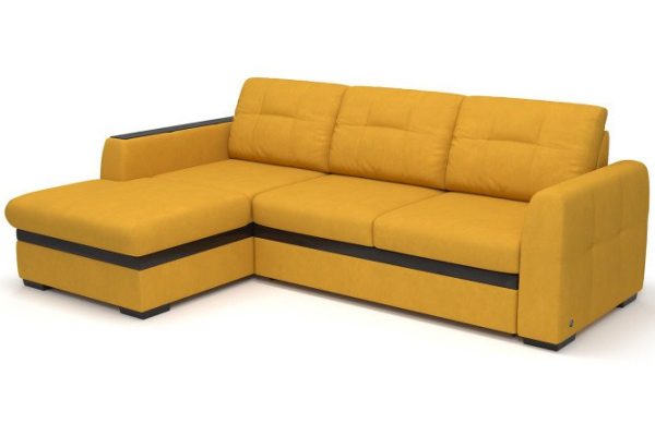Corner sofa bed Aider with left corner