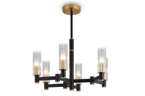 Hanging lamp FREYA Modern Ambra 20 sq.m., 57x55x57 cm, E14