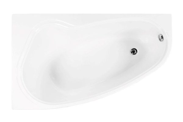 Wall-mounted bathtub VAGNERPLAST Avona VPBA159AVO3LX-04 Left 150x90 cm