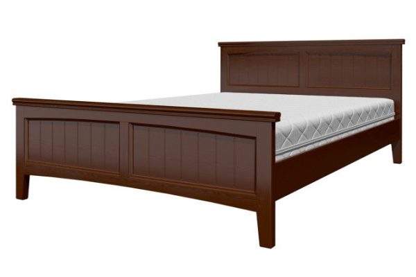 Double bed Grace 4 color walnut 140x200 cm