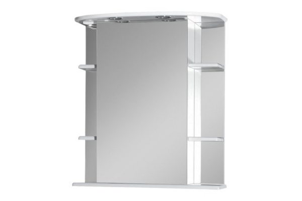 Mirror-cabinet Magnolia 65 E-Mag04065-01SvP with LED backlighting 65x72x25 cm, Right