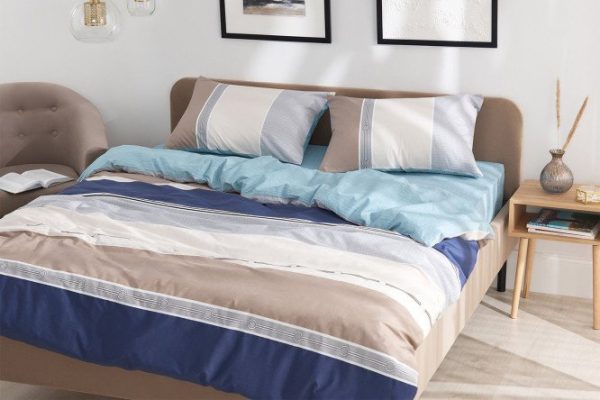 Bed linen set MICASA Adelaida Cotton 145x215 cm, 1.5 sleeping