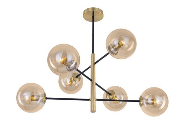 Chandelier CITILUX Lauren 14 sq.m., 78x70x78 cm, E14