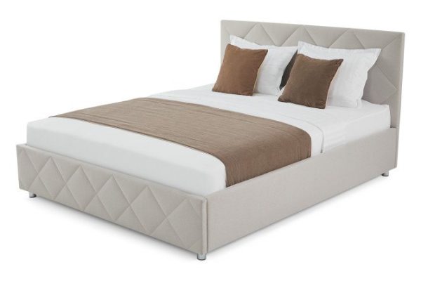 Bed with lifting mechanism Nemi color cream 160x200 cm