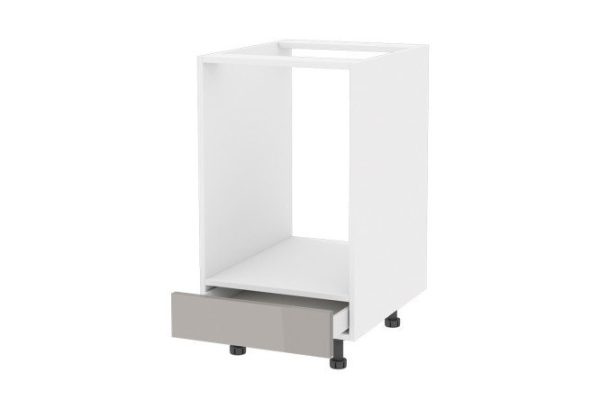 glz7n63wss72oal77l4cpi5upt82r1y4.jpg Front for a floor cabinet for an oven Nicole 44.6x11.6 cm, cashmere glossy color; handles, edges - roddy oak