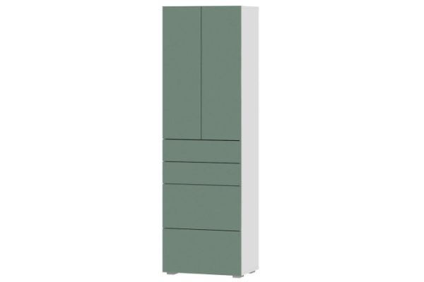 Children's wardrobe Oscar mini with 4 drawers 60x194x39.6 cm