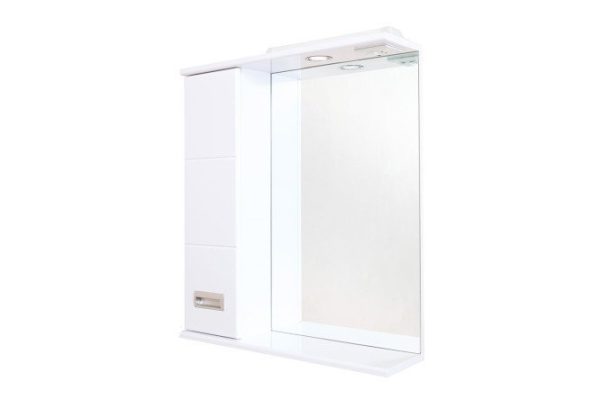 Mirror cabinet with lighting ONIKA Baltika 67 206701, left 67x71.2x16 cm, Left