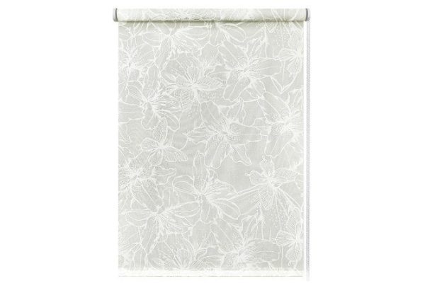 Roller blind Lily, white, 68x160 cm