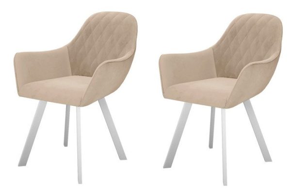 Set of swivel chairs DIKLINE 240 with armrests 59.5x88x61 cm